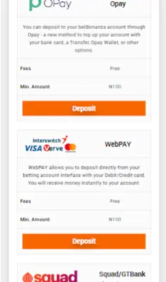 payment method choice