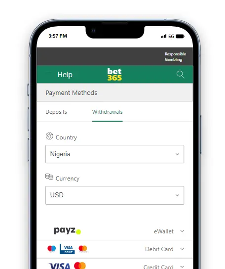 bet365 withdrawal