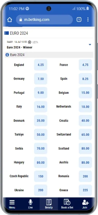 Euro 2024 Favourites