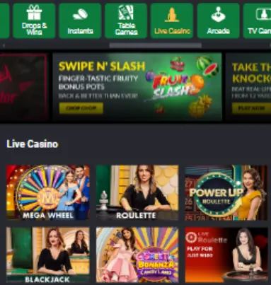 live casino at bet9ja