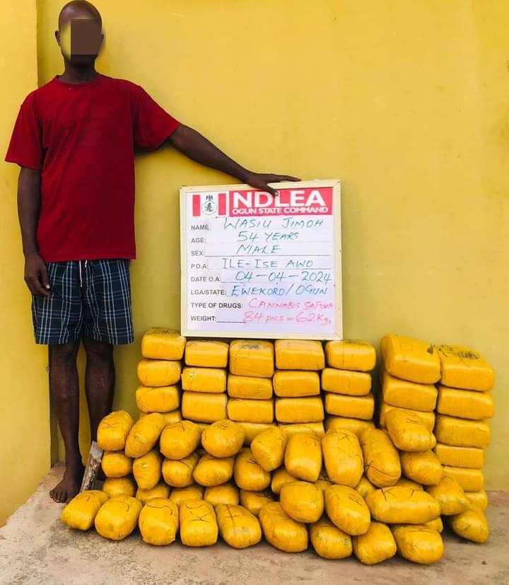 PICTORIAL: NDLEA arrests India-bound passenger for ingesting 80 wraps of cocaine