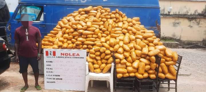 PICTORIAL: NDLEA arrests India-bound passenger for ingesting 80 wraps of cocaine