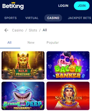 betking slots