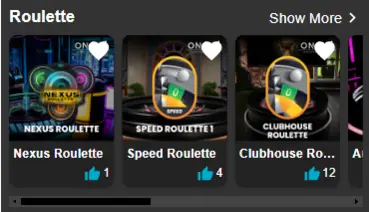 live roulette