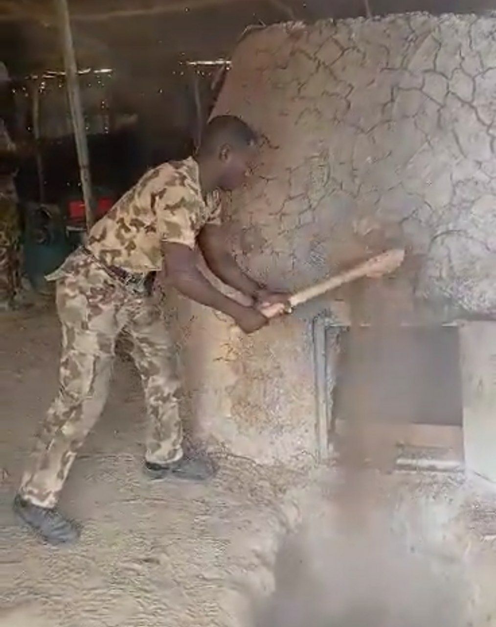 Army destroy ISWAP bread factory (Credit: Zagazola X)