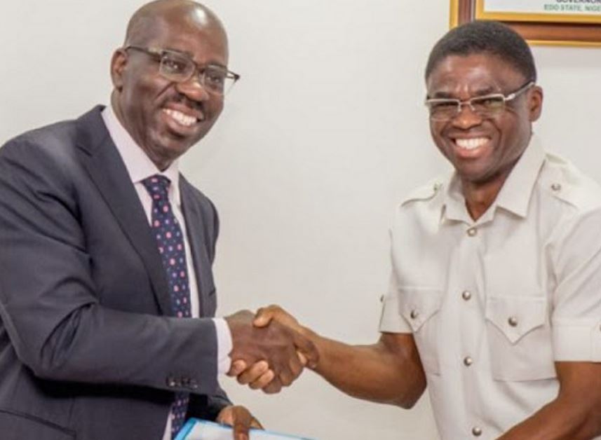 Godwin Obaseki, Philip Shaibu,