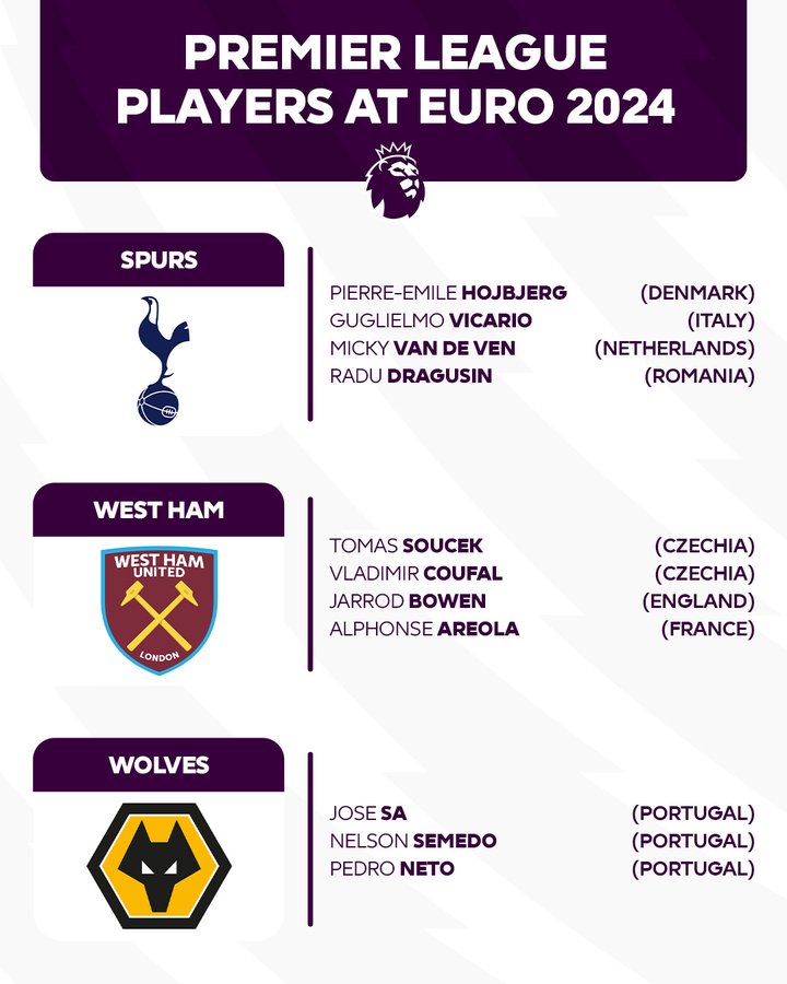 103 Premier League Players in EURO 2024 List 7