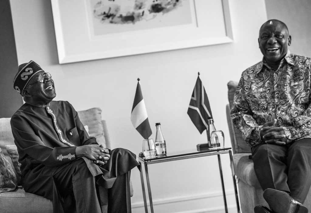 President Bola Tinubu, President Cyril Ramaphosa