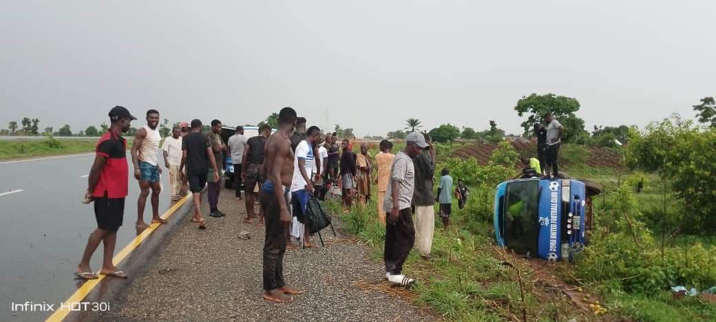 Doma United FC players escape death in bus accident